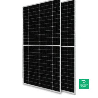 JA Solar 545 W Solar Panel – JAM72D30‑545/MB, 144‑cell Bifacial — side angle