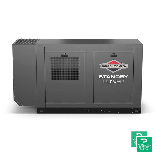 Briggs and Stratton 80kW Standby Generator - 120/240V, 300A Breaker,  Block heater and Battery charger included - 080007