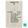 Briggs and Stratton Remote Status Panel - Briggs & Stratton Controller (Hard-Wired) - Red Light - 6144