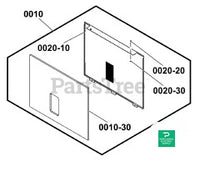 Briggs and Stratton Back Panel Assembly for PP 17kW-26kW - 6858
