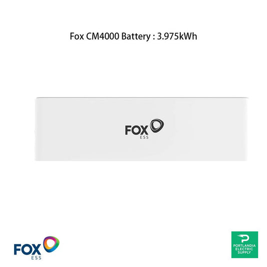 FoxESS Master LFP Stakable Batteries with full capacity 3.975kWh - CM4000 ( 30-218-10103-00 )