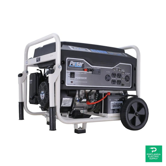 Pulsar Standard Series Gasoline Portable Generator - PG6580E — front view