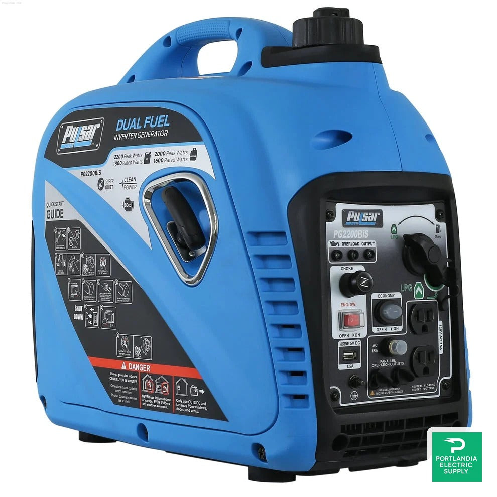 Pulsar Standard Series Inverter Portable Generator - PG2200BIS