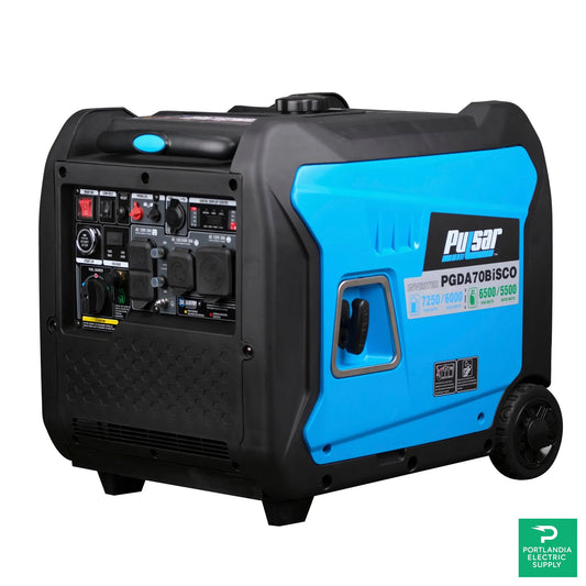 Pulsar Sentry Series Portable Inverter Generators with CO Alert - PGDA70BiSCO