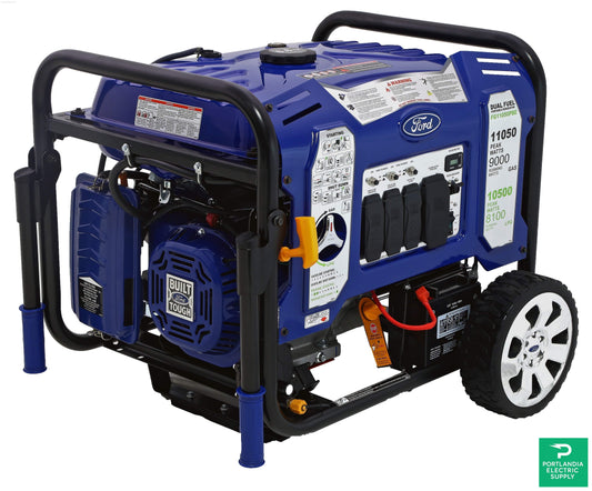 Pulsar-Ford Branded Dual Fuel Portable Generators - FG11050PBE — front view