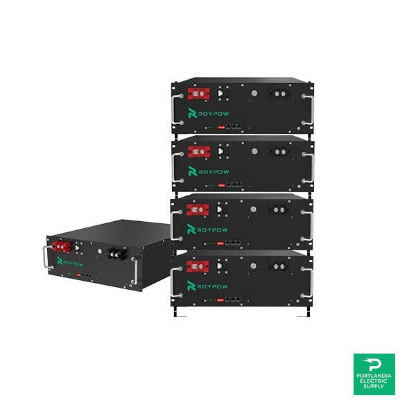 Roypow 5kWh Rack-mount battery Rept A+ battery - RBmax5.1L-FX- A