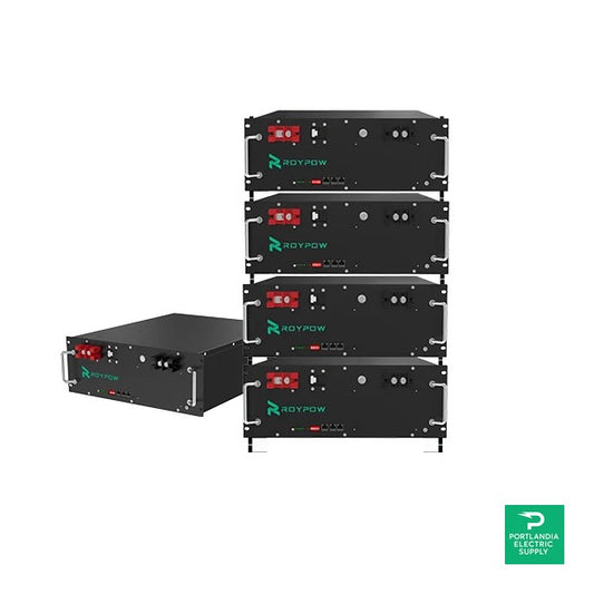 Roypow 5kWh Rack-mount battery Rept A+ battery - RBmax5.1L-FX- A