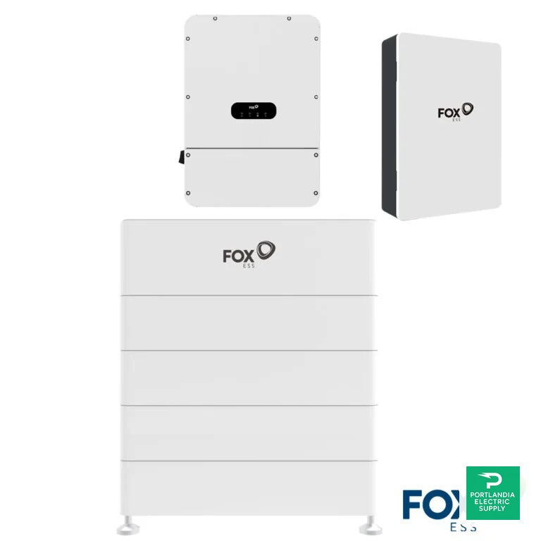 FoxESS 11.4kw Inverter+12kWh Batteries+Hub - FoxESS 11.4kw Inverter+12kWh Batteries+Hub