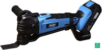 Pulsar 20V Lithium Ion 6 Setting Cordless Multi-tool for Sawing, Cutting, and Sanding with LED Work Light and Bonus Accessories - PT26M20K