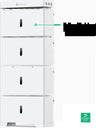Roypow 15kWhRept A+ low-voltage battery pack of 5.12 kWh x 3 - RBmax5.1L3