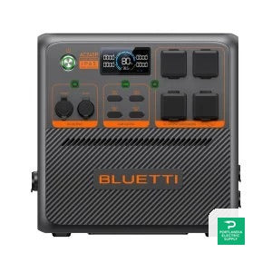 Bluetti AC240P Portable Power Station  High-Capacity Battery Backup for Outdoor & Home Use – P-AC240P-US-GY-BL-010