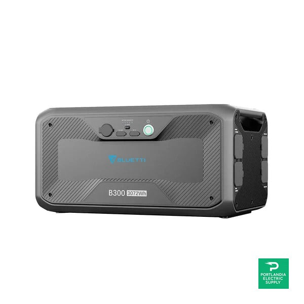 Bluetti B300 Expansion Battery – 3072Wh LiFePO4 Modular Power Storage – P-B300-UN-GY-BL-010
