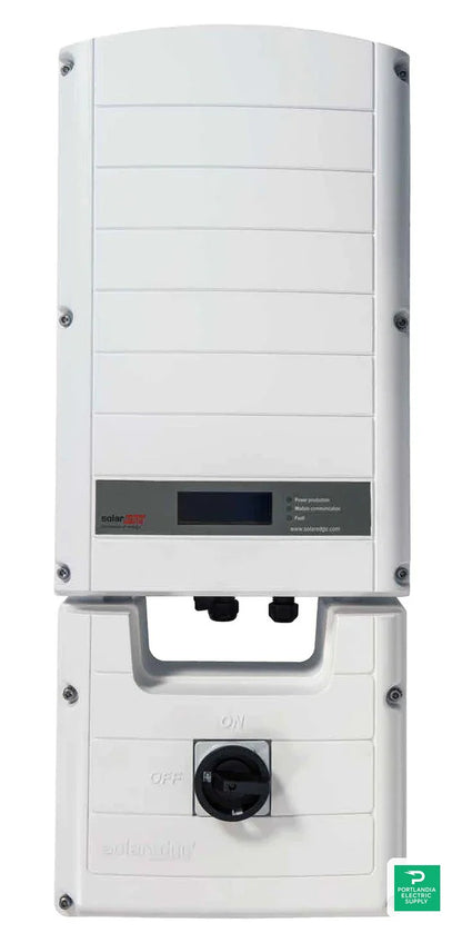 SolarEdge StorEdge 7.6KW 1-PH Inverter - SE7600A-USS2RNCB2 — side angle