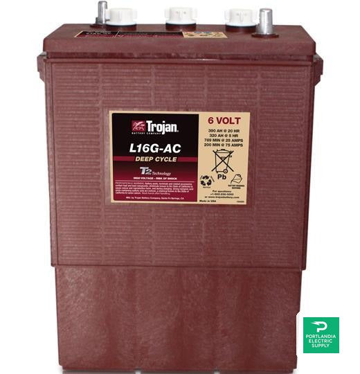 Trojan 390AH 6V Flooded Battery - L16G-AC