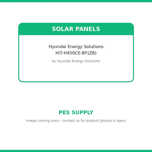 Hyundai Energy Solutions HiT-H450CE-BF(ZB)