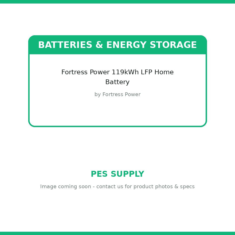 Fortress Power 119kWh LFP Home Battery
