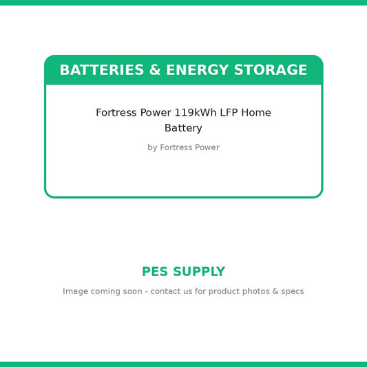Fortress Power 119kWh LFP Home Battery