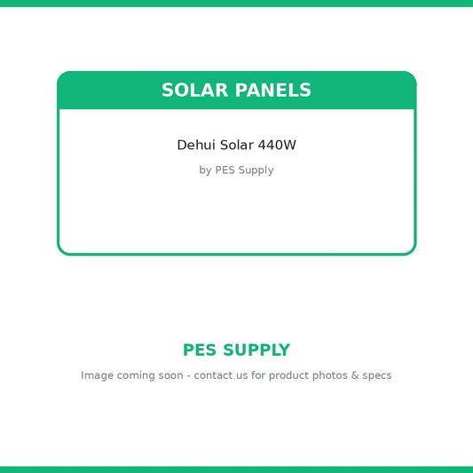 Dehui Solar 440W