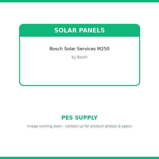 Bosch Solar Services M250