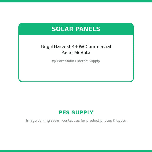 BrightHarvest 440W Commercial Solar Module