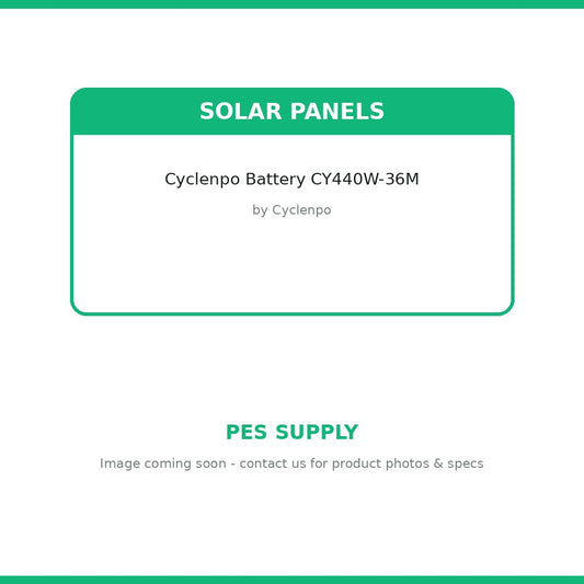 Cyclenpo Battery CY440W-36M