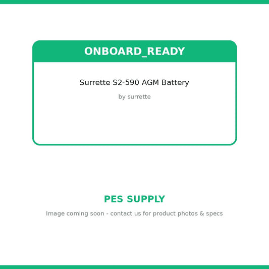 Surrette S2-590 AGM Battery
