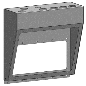 Blendtron Wire Tray System Angle Tray Accessory (for SolArk 15K) ATR15-10