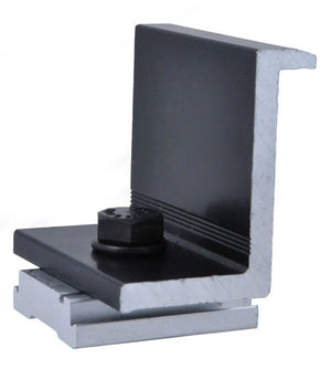 ProSolar RoofTrac Black End Clamp 45.9-46.4mm C1810EC-1B-G