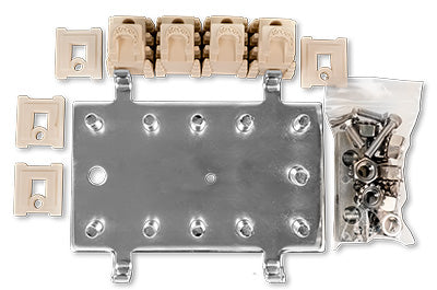 Midnite Solar Copper Bus Plate 500 Amp 1/4" Studs MNBCB-BUSBAR500
