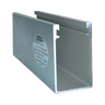 ProSolar 184" (15') Clear Anodized 3" Deep Support Rail R-184XD