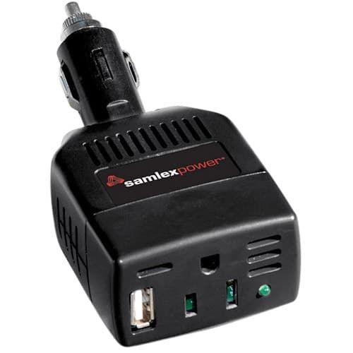 Samlex Inverter 100 Watts 12VDC Modified Sine Wave 120VAC SAM-100-12