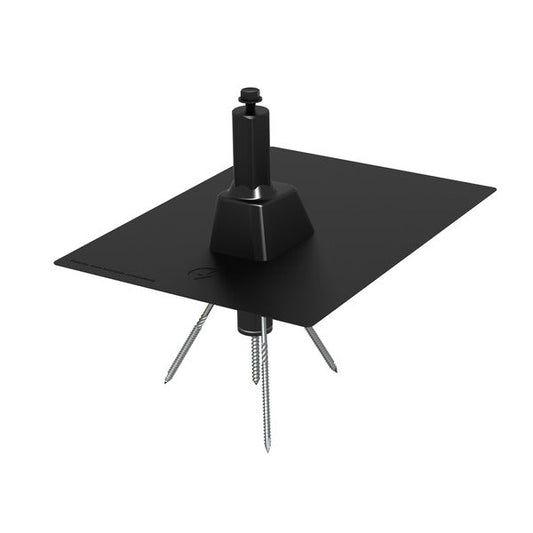 SunModo All Black 7" Wood Deck TopTile Mount Kit TOPTILE-7-B