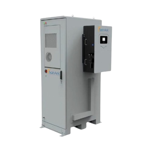 Sol-Ark 61 kWh Battery Bank L3 30K-HV-60-IP55 — back view