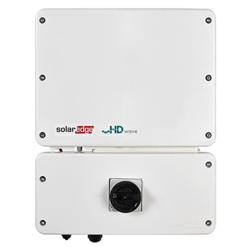 SolarEdge 6.0kW HD-WAVE SE6000H-US000BEI4 240VAC Single Phase Inverter & RGM — side angle