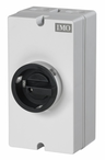 IMO Enclosed DC Switch IP66 32A 600VDC SI32-PEL64R-2 — side angle