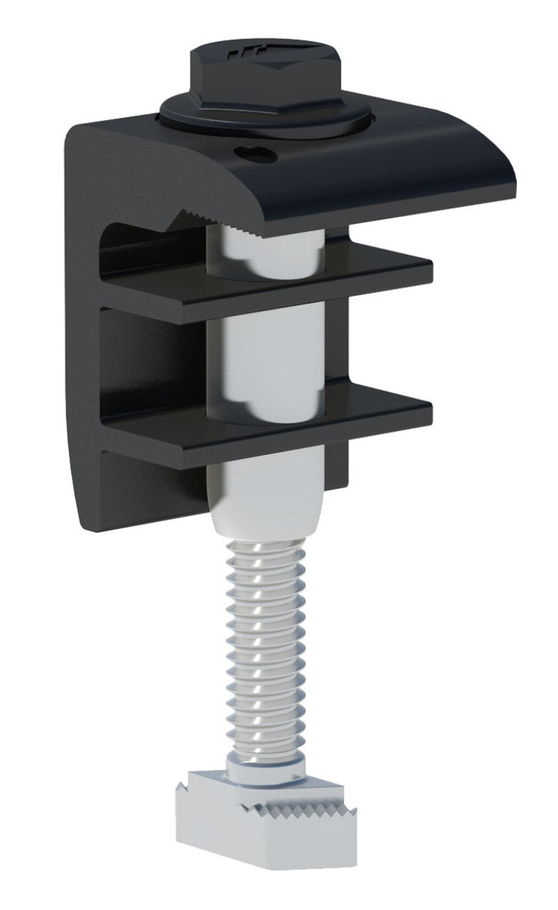 IronRidge UFO End Clamp – Black Finish 30-40 mm UFO-END-01-B1