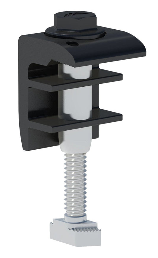 IronRidge UFO End Clamp – Black Finish 30-40 mm UFO-END-01-B1