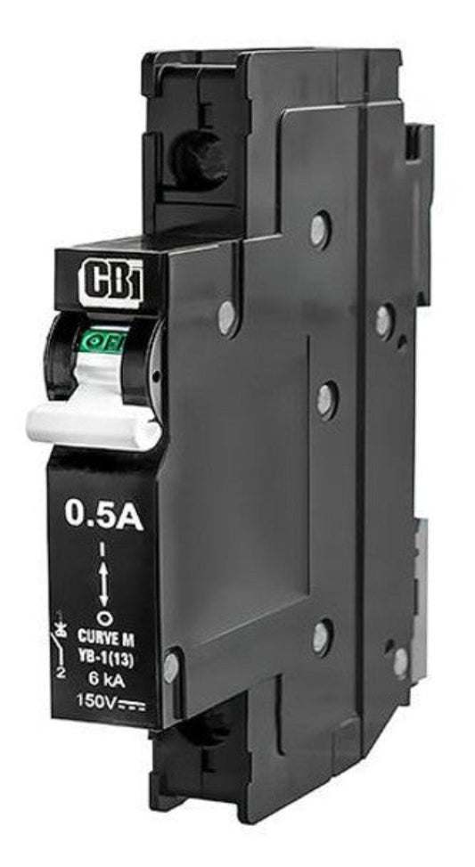 Midnite Solar 5A 150VDC MNEPV5-150-1PNP Din Rail Breaker — back view