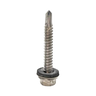 SnapNrack Sealing Wood Screw #14 x 2 1/4" 1/2" Hex SS 80 Pack 015-30008
