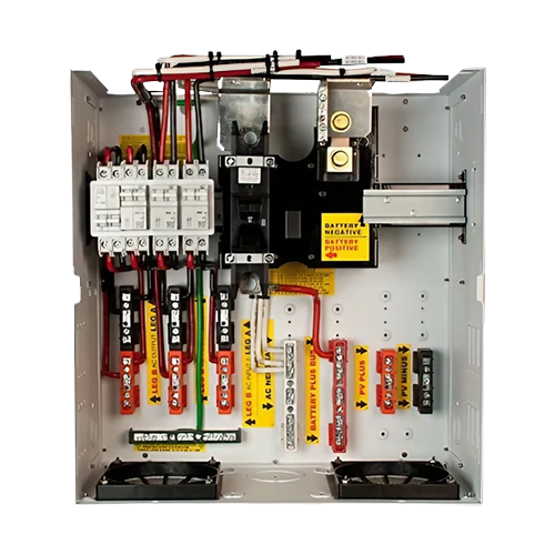 MidNite Solar Schneider XW 120/240 VAC MNE250XWP-SINGLE E-Panel — back view