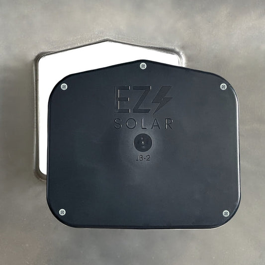 EZ Solar PV Junction Box for Composition Shingle Roofs JB-2