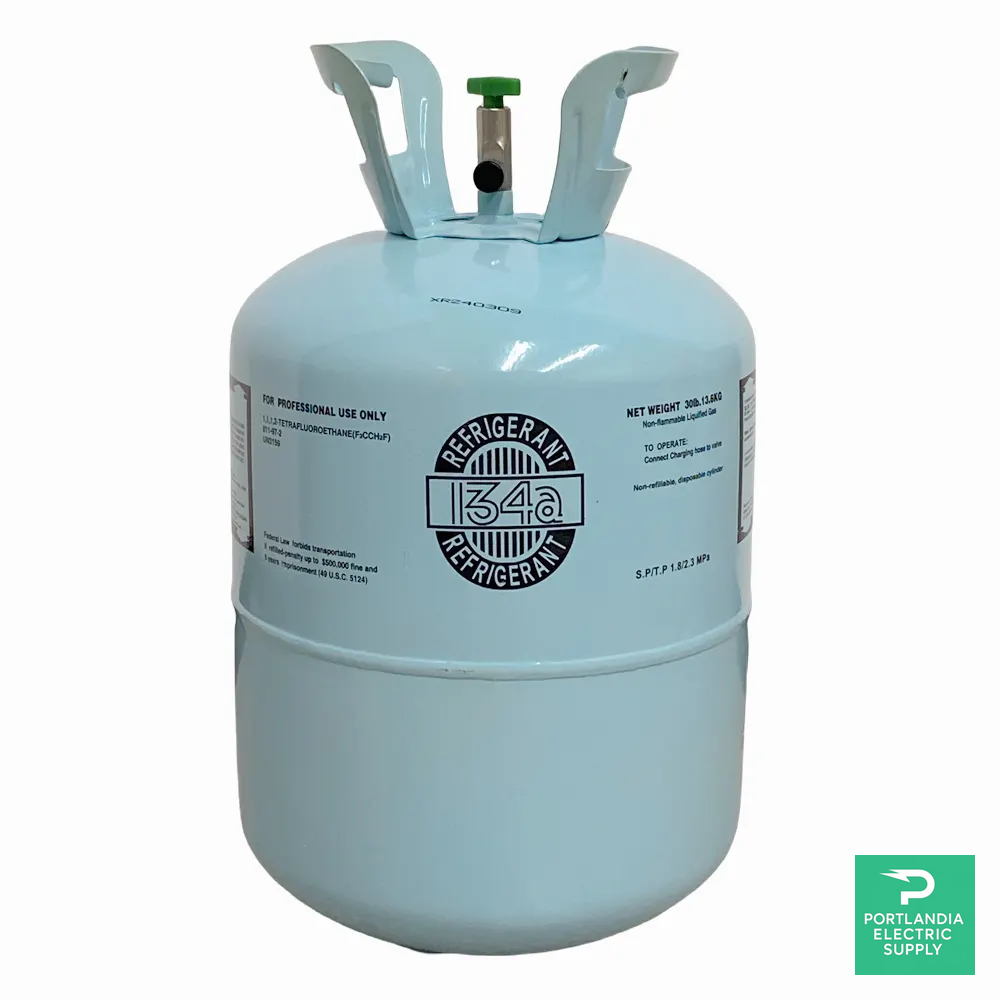 R-134a Refrigerant 30 lb Cylinder (Virgin, Factory-Sealed) — product photo, PES Supply