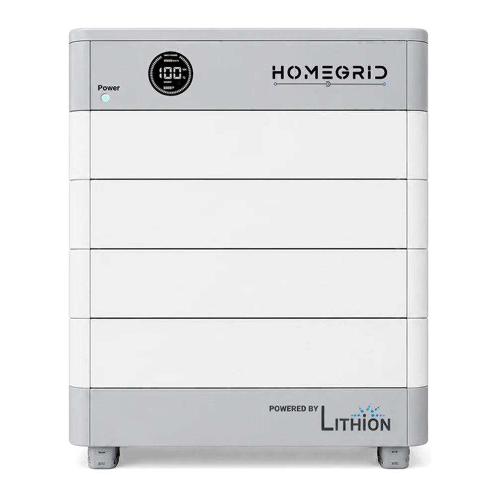 HomeGrid Stack'd Series 19.2kWh/14.4kW Lithium Iron Phosphate 4 Battery Modules - HG- 4-Stack