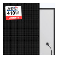 Solar 4 America 108 Mono Cells Black/Black 410w Solar Panel - S4A410-108MH10BB