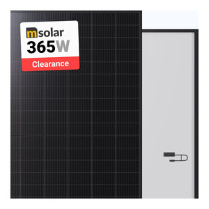 M‑Solar 365W Solar Panel 120 Cell BOB TXS6‑365120BB