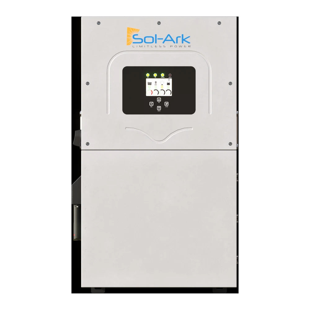 Sol-Ark 15K 120/240/208V-3R. 10 Year-Standard Warranty, NEMA3-R. Indirect Lightning, Solar Flare & EMP Hardening for Sol-Ark system