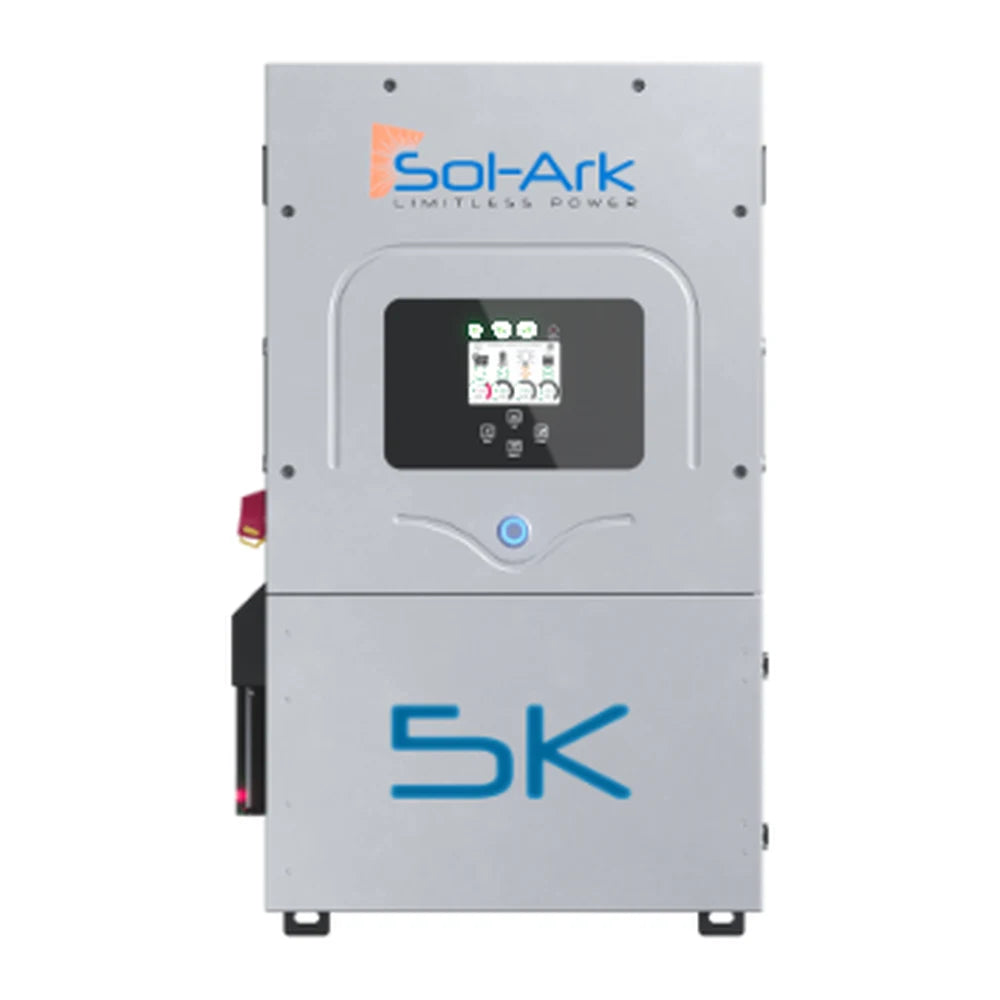 Sol-Ark 5K 120/230V 48V Hybrid Inverter – 10 Year Warranty – 5K-1P