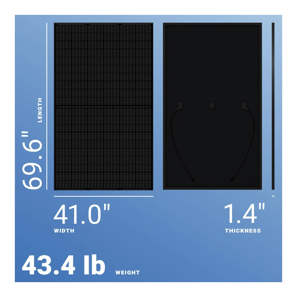 Meyer Burger MB_B120AyB_385 385W Black on Black 120 Half-Cell HJT Solar Panel