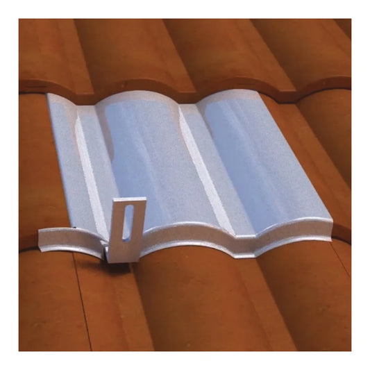 IronRidge Tile Replacement Flashing QMC-TRF-W-A-12, W-Tile, Mill