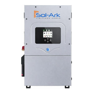 Sol-Ark 12kW Limitless Hybrid Inverter | 12kW Output / 19.2kW Solar Input | 48V Battery Ready 12K-2P-LL